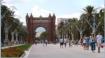 Barcelone, La Riberia, Passeig Lluis Companys, arc de Triomf