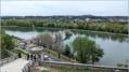 Avignon, le pont Saint-Benezet vu du rocher des Doms