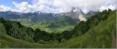 Lescun, monte  la cabane de Cuyalar du Bou; vue sur le pic d'Anie