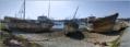 Camaret-sur-Mer, le port, cimetire de bateaux