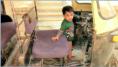 Rajasthan, Jaisalmer, enfant et tuk-tuk