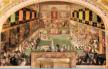 Rome, muse du Vatican repsentation de la Chapelle Sixtine