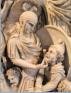 Rome, le palais Altemps, dtail du Grand Sarcophage Ludovisi